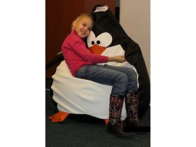 Детское кресло-мешок "Пингвин" в Новосибирске - mebel-nsk.com | фото 2