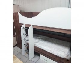 Кровать двухъярусная со шкафом "Карлсон Люкс" в Новосибирске - mebel-nsk.com | фото 2