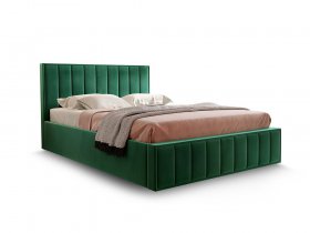Кровать мягкая 1,6 "Вена" стандарт, вар.1 в Новосибирске - mebel-nsk.com | фото