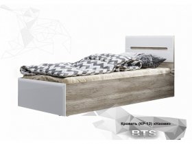 Кровать односпальная "Наоми" КР-12 в Новосибирске - mebel-nsk.com | фото