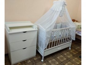 Кроватка детская "Рондо" с маятником в Новосибирске - mebel-nsk.com | фото 4