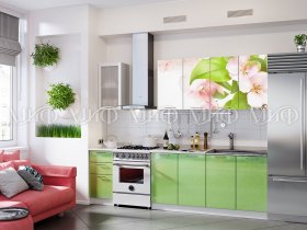 Кухонный гарнитур "Яблоневый цвет" в Новосибирске - mebel-nsk.com | фото