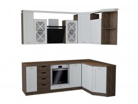 Кухонный гарнитур "Сканди" 2,3*1,5 м в Новосибирске - mebel-nsk.com | фото 2