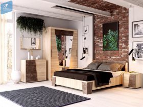 Модульная спальня "Санремо" в Новосибирске - mebel-nsk.com | фото
