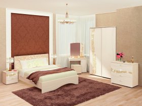 Модульная спальня "Соната" (Витра) в Новосибирске - mebel-nsk.com | фото 4
