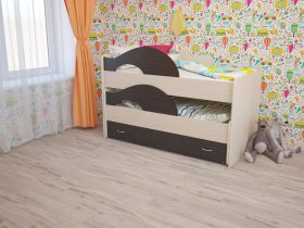 Кровать детская двухуровневая "Радуга" 80*160 в Новосибирске - mebel-nsk.com | фото 7