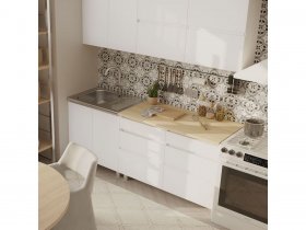 Кухонный гарнитур "Одри СИМПЛ" 2,0 м в Новосибирске - mebel-nsk.com | фото 2
