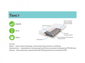 Матрас "Форс" (жаккард) в Новосибирске - mebel-nsk.com | фото 3