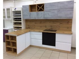 Модульная кухня "Бронкс" (доломит) в Новосибирске - mebel-nsk.com | фото 5