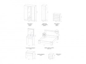 Модульная спальня "Люсси" в Новосибирске - mebel-nsk.com | фото 2