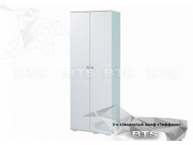 Шкаф двухстворчатый "Тифани" ШК-09 (BTS) в Новосибирске - mebel-nsk.com | фото 1