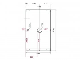 Столешница GRUNGE LOFT 80 Бетон светлый в Новосибирске - mebel-nsk.com | фото 8