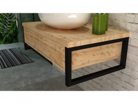 Тумба GRUNGE LOFT 80П 1в.я Дуб Вотан в Новосибирске - mebel-nsk.com | фото 3